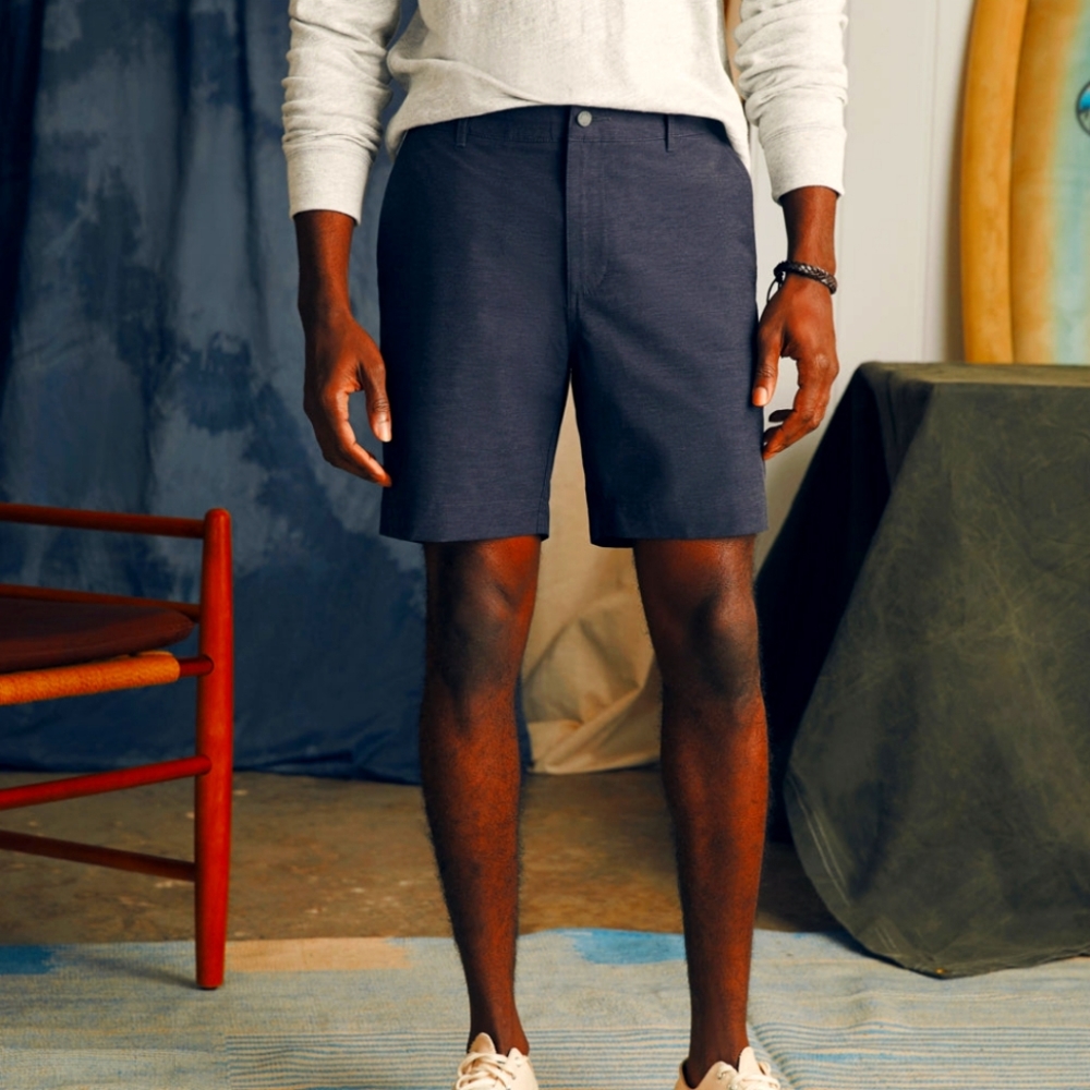 Faherty mens all day shorts 35W 7 inseam